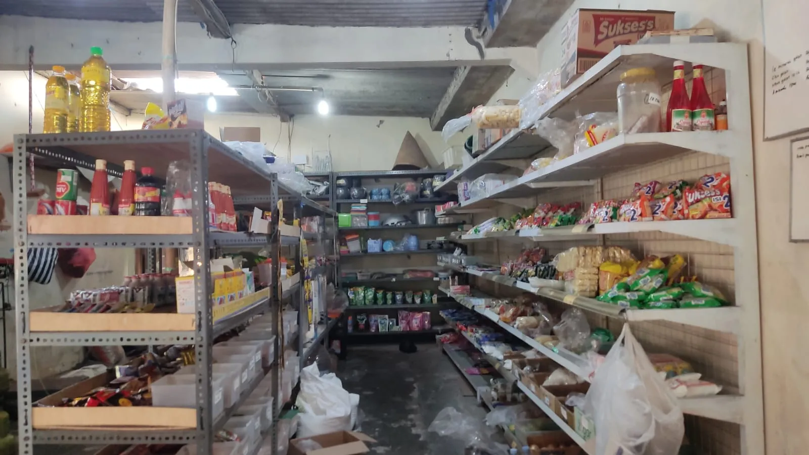 Tampilan Rak Produk