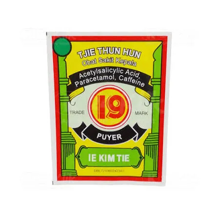 Puyer 19 Obat Sakit Kepala 